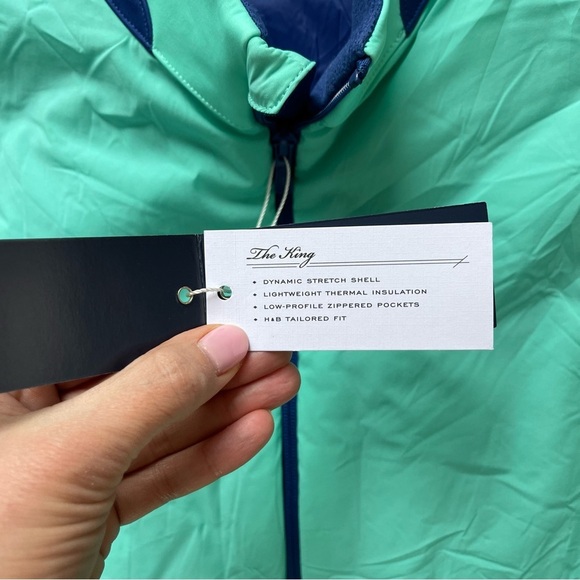 Holderness & Bourne The King Golf Vest Blue Size XL NWT - Picture 5 of 8